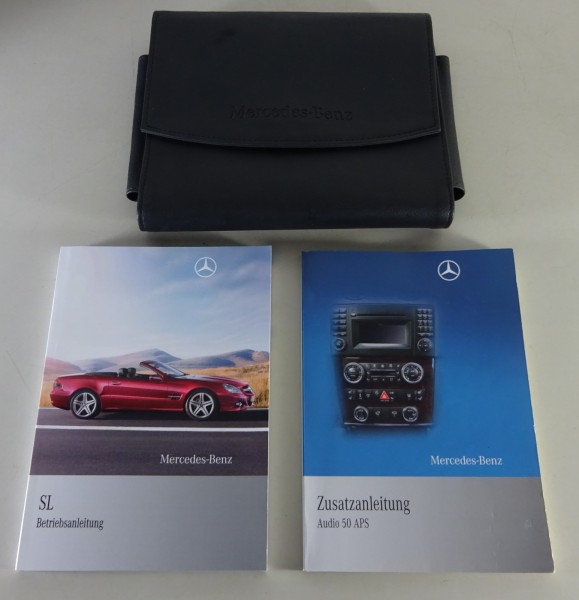 Bordmappe + Betriebsanleitung Mercedes SL-Klasse R 230 SL 300 - 65 AMG von 2009
