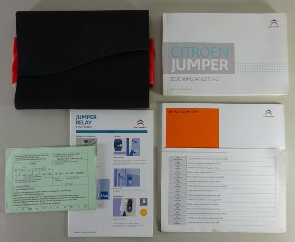 Bordmappe + Betriebsanleitung Citroen Jumper Transporter / Wohnmobil Stand 2016