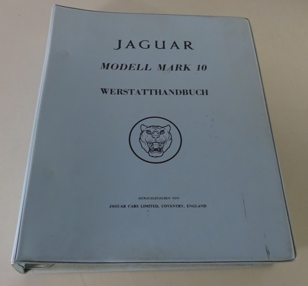 Werkstatthandbuch / Reparaturhandbuch | Jaguar 3,8 Liter Mark X / MK. 10 | DEU |