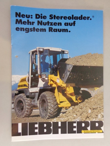 Prospekt Liebherr Die Stereolader L 506 - L 514 Stand 08/2001