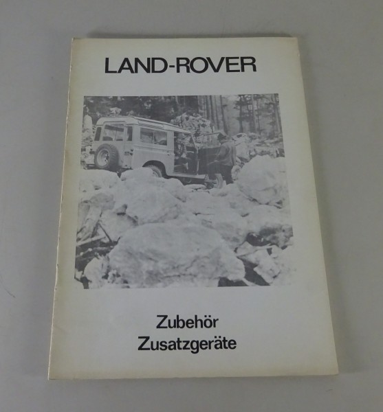 Handbuch Land Rover Serie III Zubehör & Anbaugeräte | Deutsch