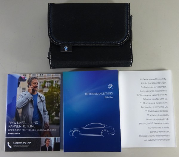 Bordmappe + Betriebsanleitung BMW 7er G11/G12 730 / 740 / usw. | Stand 02/2022
