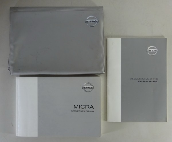 Bordmappe + Betriebsanleitung Nissan Micra K11 Stand 01/2002