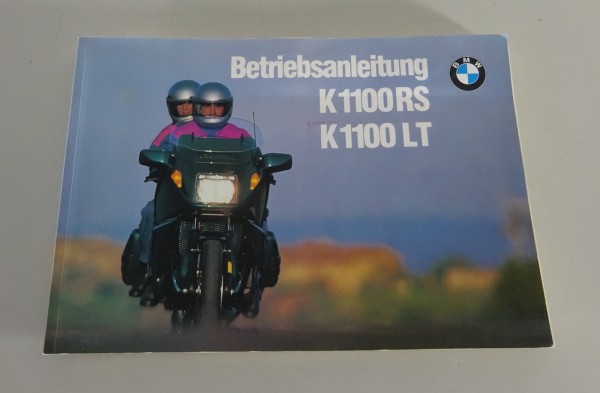Betriebsanleitung / Handbuch BMW K 1100 RS / K 1100 LT Motorrad von 08/1992