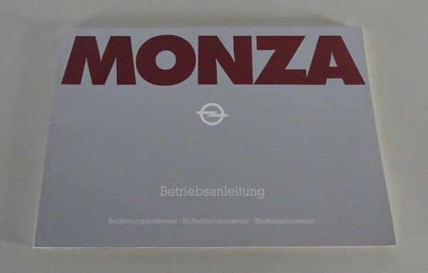 Betriebsanleitung / Handbuch Opel Monza A1 Stand 12/1978