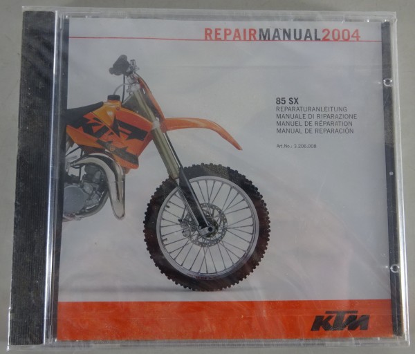 Werkstatthandbuch / Repair Manual KTM 85 SX Baujahr 2004 Stand 06/2003