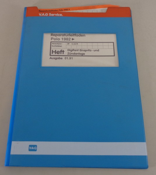 Werkstatthandbuch VW Polo II 86c Digifant Einspritz- und Zündanlage Stand 01/91