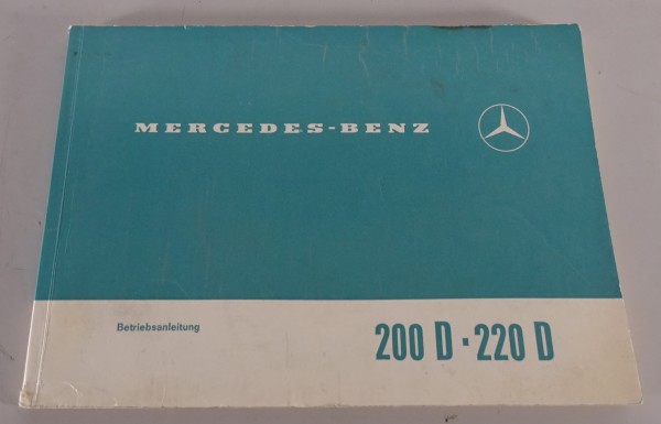 Betriebsanleitung Mercedes Benz /8 W115 200 D / 220 D Diesel Stand 11/1970