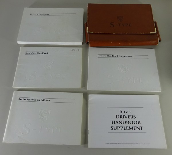 Wallet + Owner's Manual / Handbook Jaguar S-Type model year 2002