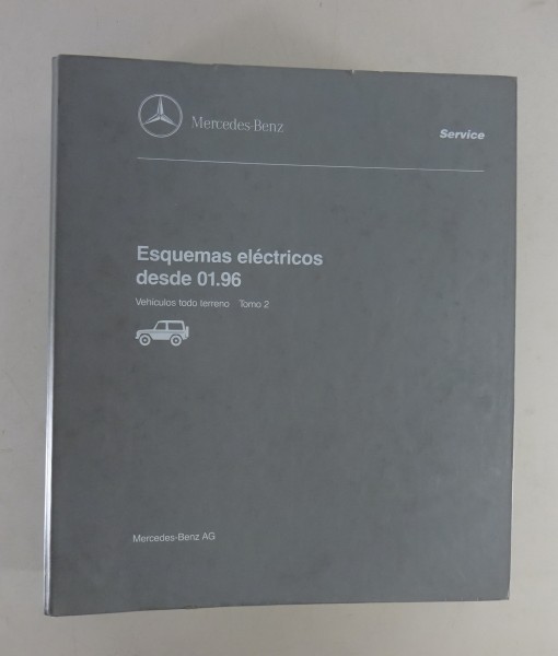 Manual de taller de esquemas eléctricos Mercedes G Modelo W463 de 1999