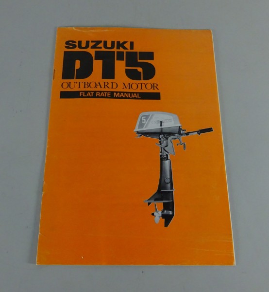 Flat Rate Manual Suzuki Outboard Motor DT5 from 02/1978