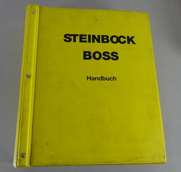 Betriebsanleitung/Werkstatthandbuch Steinbock Boss Gabelstapler WK10/WD15MKIIIA1