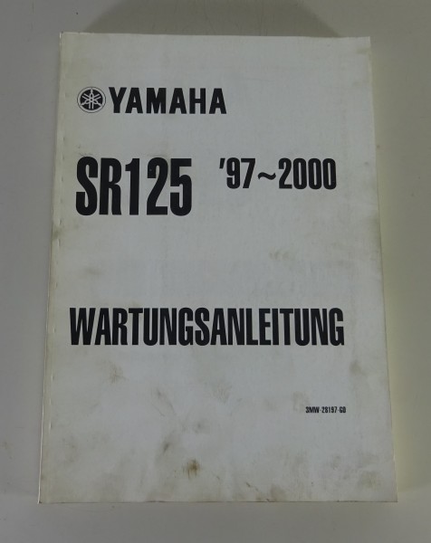Zusatz- Werkstatthandbuch / Workshop Manual Yamaha SR 125 von 1997 - 2000