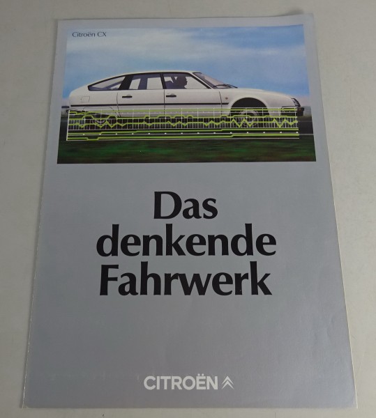 Prospekt / Brochure Citroen CX & Citroen GSA Stand 03/1982