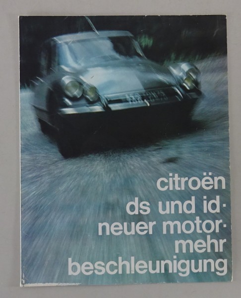 Prospekt / Broschüre Citroen DS 19 / ID 19 + Break von 07/1965 auf deutsch