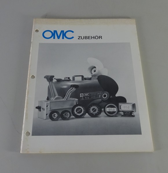 Zubehör-Katalog / Teilekatalog OMC Außenborder Stand 1982