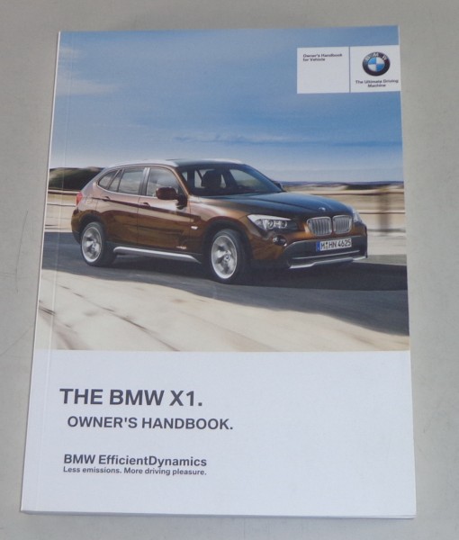 Owners Manual BMW X1 Typ E84 Stand 08/2011