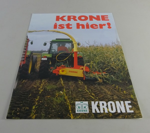 Prospekt / Broschüre Krone Mais - Chopper / Häcksler MC 10 Stand 12/1984