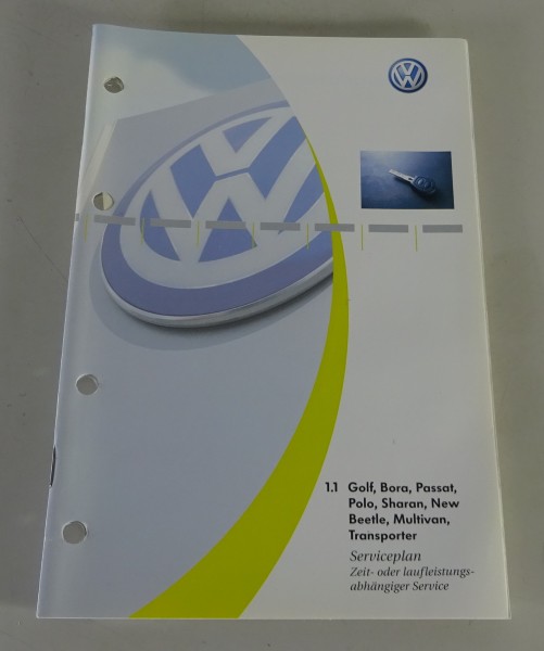 Scheckheft blanko VW T4 Transporter, Multivan, Polo 9N, Passat B5, Gol IV von 03