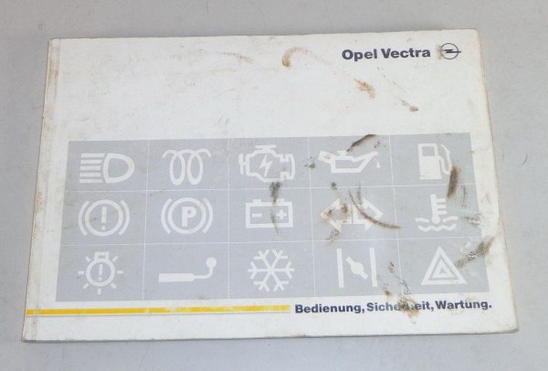 Betriebsanleitung / Handbuch Opel Vectra A Stand 12/1988