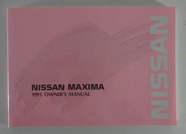 Owner's Manual / handbook Nissan Maxima Typ J30 from 08/1990
