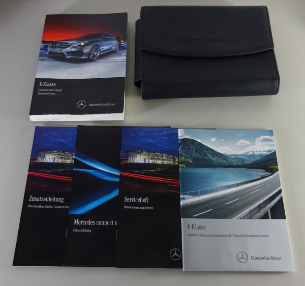 Bordmappe + Betriebsanleitung Mercedes Benz E-Klasse W212 Stand 05/2015