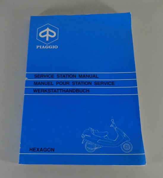 Werkstatthandbuch Piaggio Motorroller Hexagon 125 cc / 150 cc Stand 07/1994
