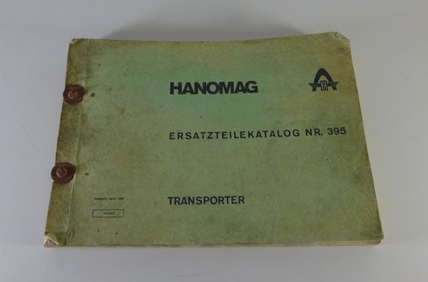 Teilekatalog Hanomag Schnelltransporter F 20 / 25 / 30 / 35 Stand 04/1967