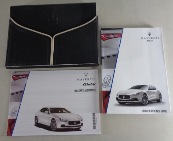 Owner´s Manual / Quick Reference Guide + Wallet Maserati Ghibli from 09/2016