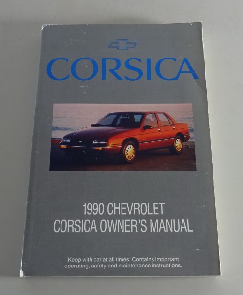 Owner´s Manual / Handbook Chevrolet Corsica Stand 1990