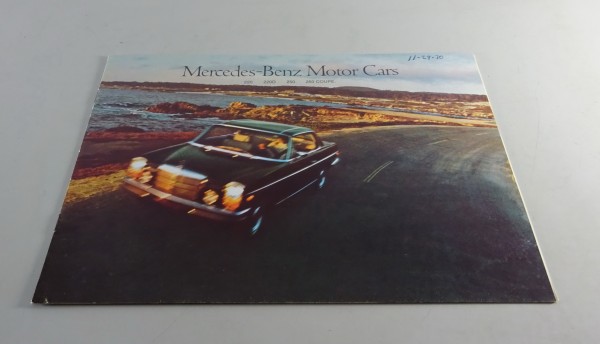 Prospect Mercedes-Benz /8 W114 - 250 / 220 L, W115 - 220 / 220 D von 1970