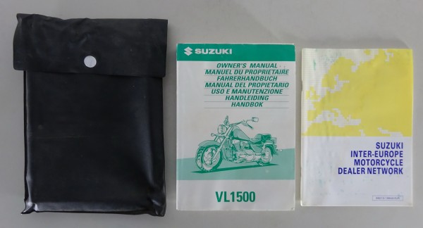 Bordmappe + Betriebsanleitung / Handbuch Suzuki VL 1500 Intruder Stand 10/1997