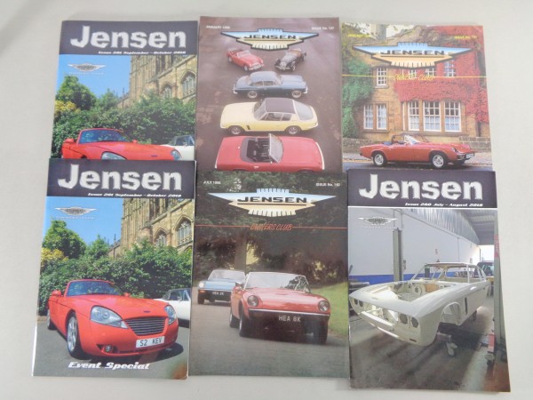 Magazin Konvolut Jensen Ausgabe 131, 137, 130, 260, 261 Healey / Interceptor