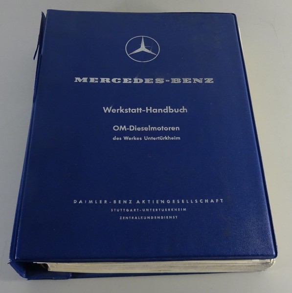 Werkstatthandbuch Mercedes Benz Diesel Motor OM 636 + OM 621 Ponton Unimog etc.