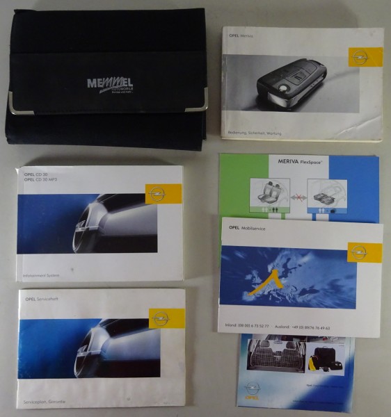 Bordmappe + Betriebsanleitung Opel Meriva A Stand 01/2006