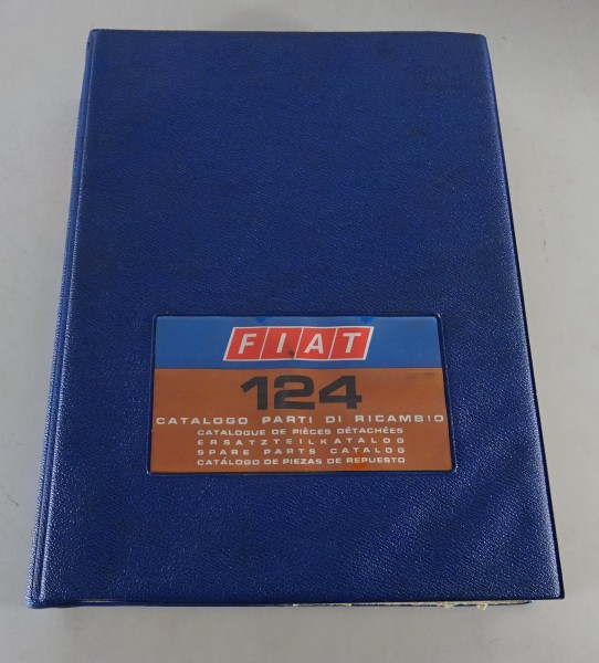 Teilekatalog / Spare Parts Catalog / Catalogo Parti di Ricambio Fiat 124, 66-73