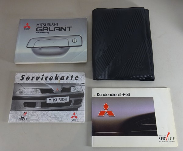 Bordmappe + Betriebsanleitung Mitsubishi Galant Typ EAo Lim. / Kombi Stand 1998