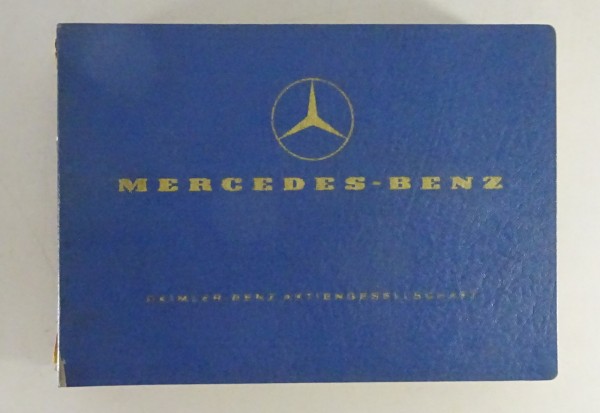Teilekatalog / Ersatzteilliste Mercedes Benz 180 D Ponton W 120 Stand 11/1959