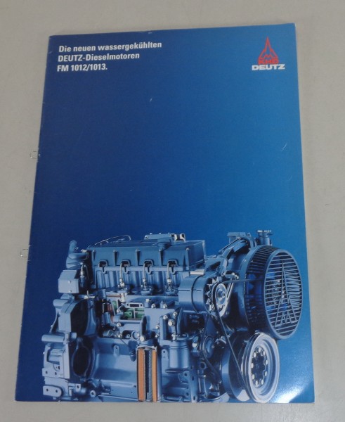 Prospekt Deutz Dieselmotor FM 1012 / 1013 von 07/1993