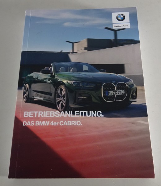 Betriebsanleitung / Handbuch BMW 4er Cabrio Typ G22 Stand 02/2021