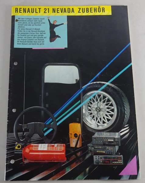 Prospekt / Zubehörkatalog Renault R21 Nevada Stand 01/1988