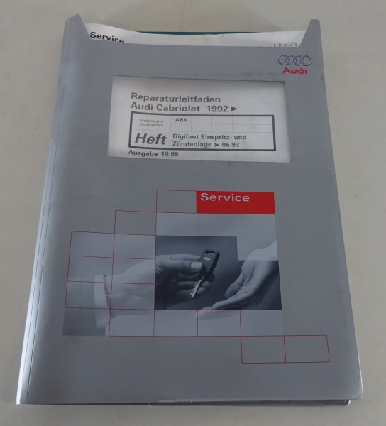 Werkstatthandbuch Audi Cabrio Typ 89 Digifant Einspritz- / Zündanlage von 10/99