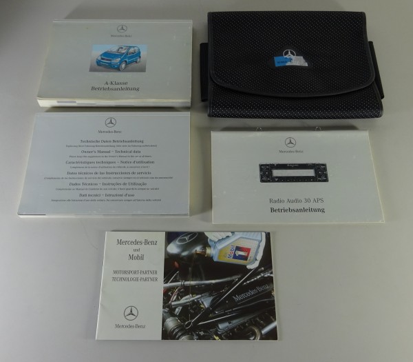 Bordmappe + Betriebsanleitung Mercedes Benz A-Klasse W168 von 2001