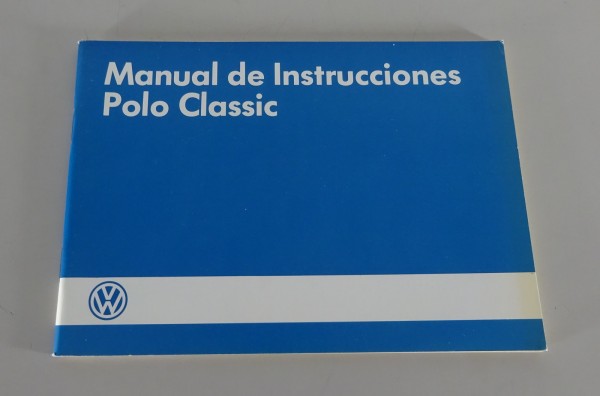 Manual de Instrucciones VW Polo II Classic Typ 86c Édition 07/1984