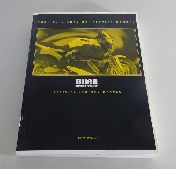 Workshop manual / Repair manual Buell Lightning X1 Models 2001 from 01/2001
