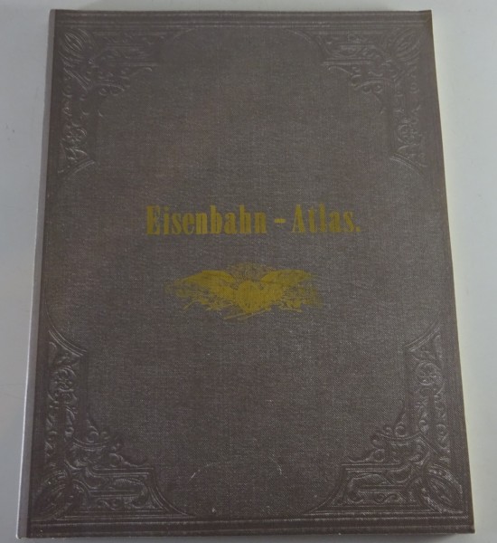 Eisenbahn - Atlas Gottfried Herzfeld Stand 1880 | Nachdruck & bearbeitet 2001