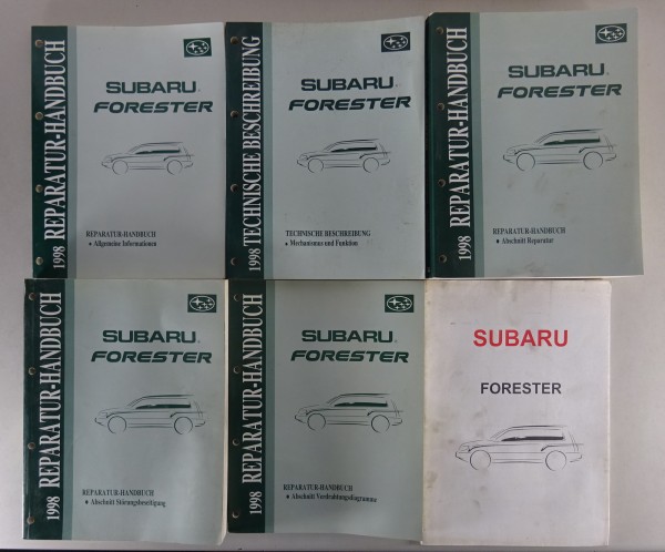 Werkstatthandbuch Subaru Forester 2000 4WD Modelljahr 1998 Stand 07/1997