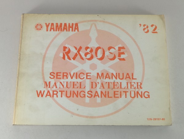 Werkstatthandbuch / Workshop Manual Yamaha Chopper RX 80 SE Baujahr 1982