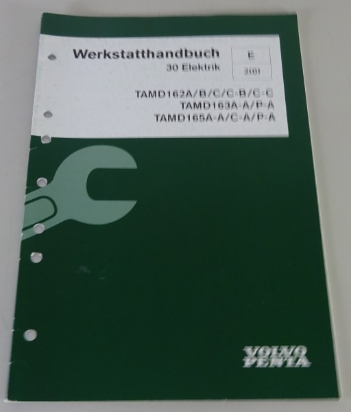 Werkstatthandbuch Volvo Penta Elektrik TAMD162A/B/C/C-B/C-C, usw. Stand 08/2003