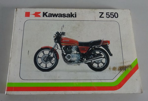 Betriebsanleitung / Handbuch Kawasaki Z 550